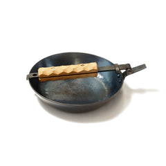 Hand-Forged Tortoiseshell Iron Pan - 2